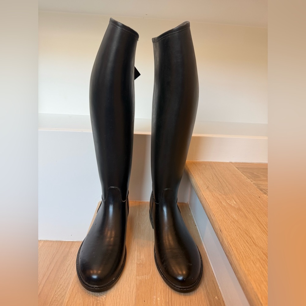 Dafna Black Riding Boots NWT